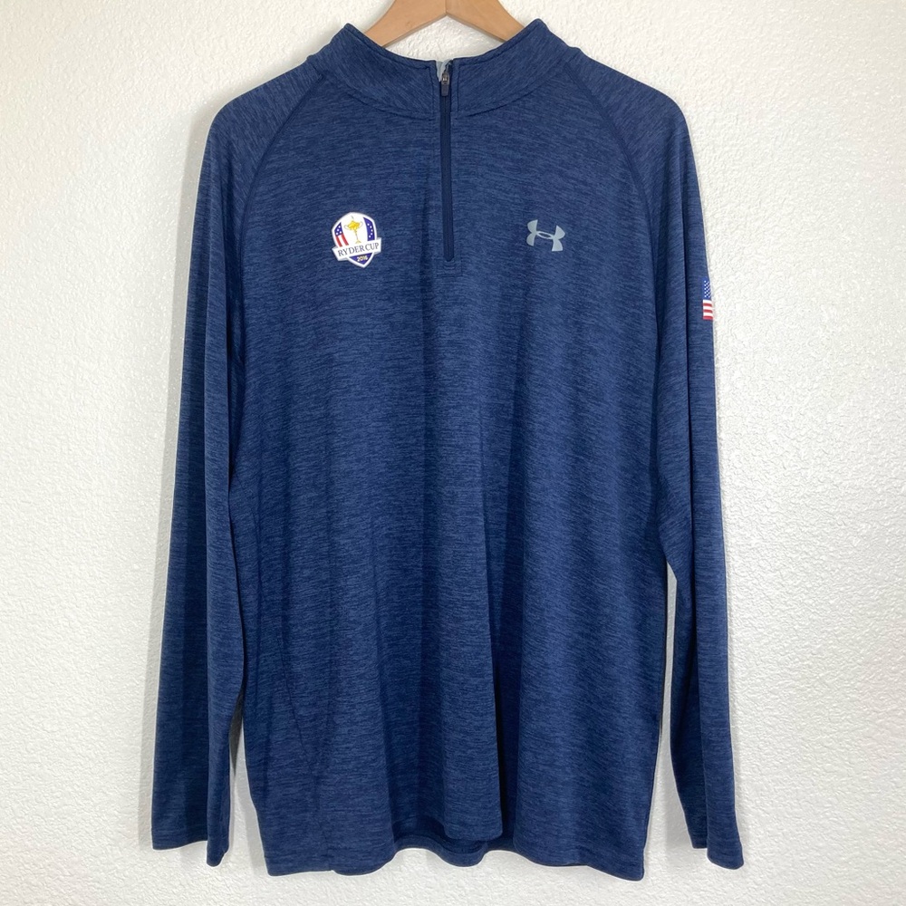 Ryder Cup 2016 United States Team Under Armour Quarter Zip Pull Over Mens XL